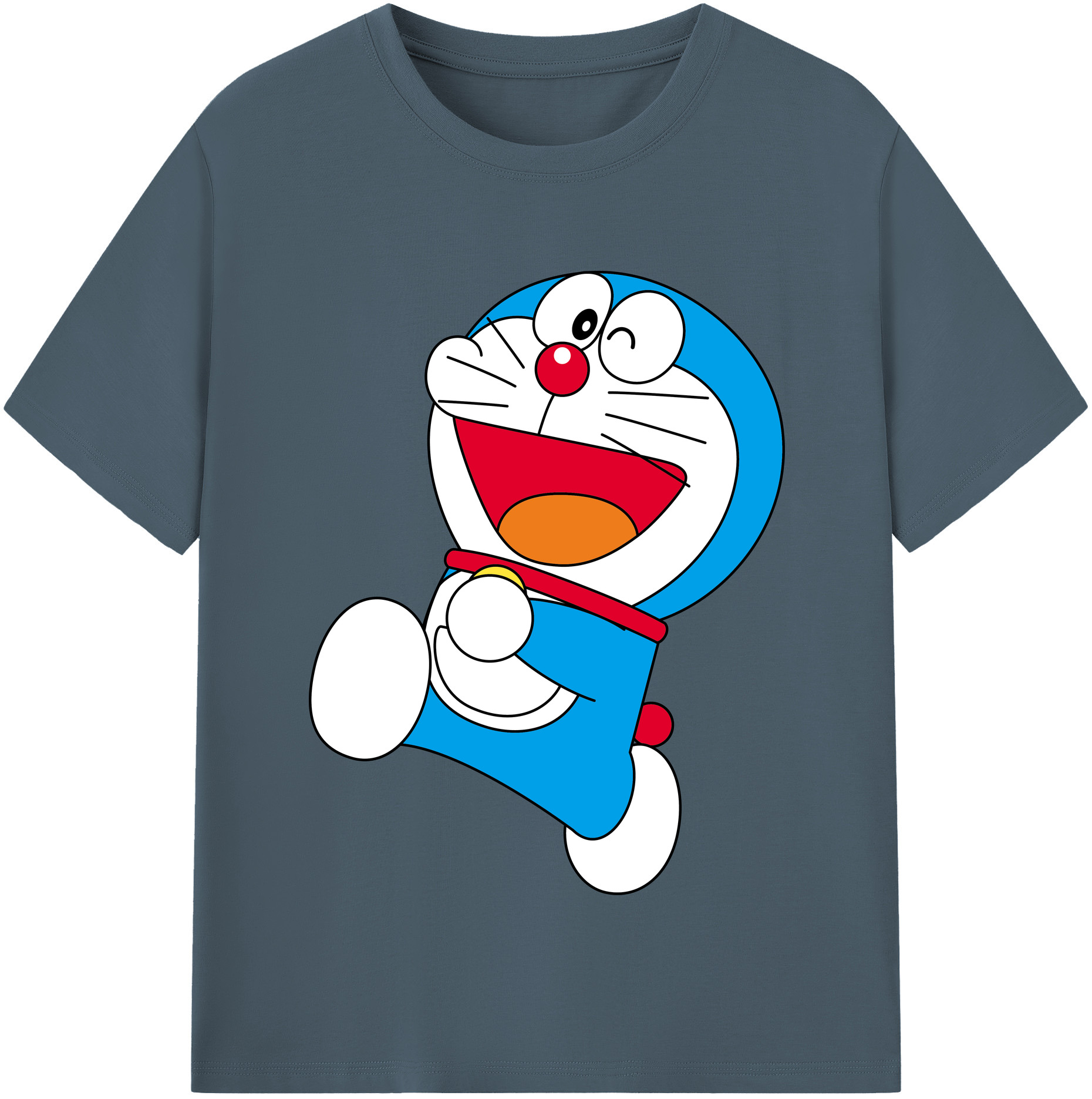 （画像用） ドラえもん Doraemon 綿100％半袖Tシャツ（フロントプリント）
